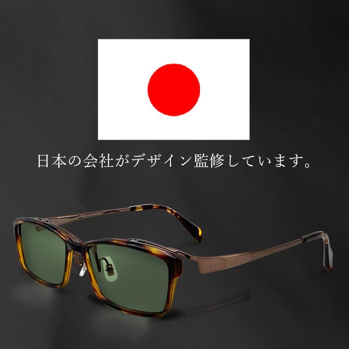 カラーサングラスメガネ【東京自社店舗加工】HOYA 1.67 跳ね上げカラー