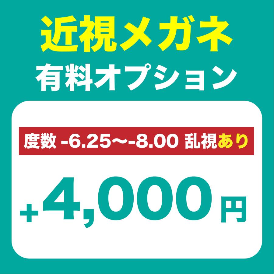 近視用-0.25〜メガネ【東京自社店舗加工】左右で異なる度数 当日発送