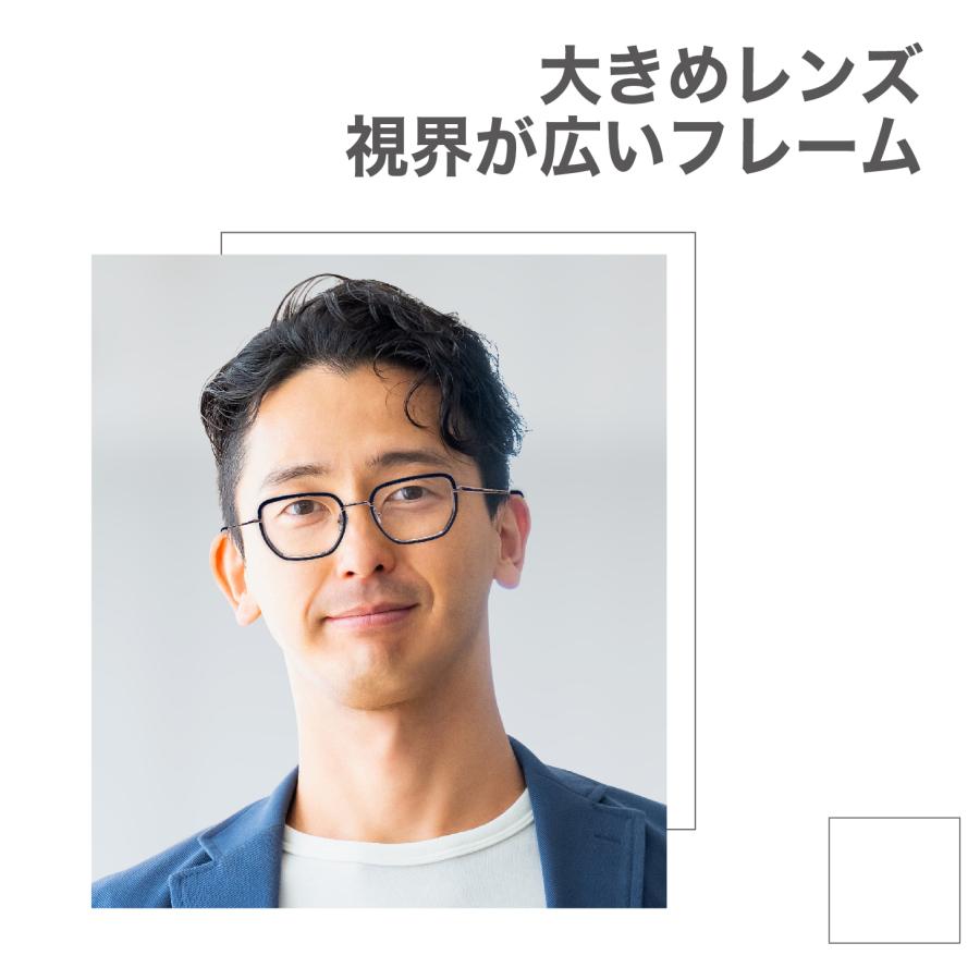 遠近両用メガネ【東京自社店舗加工】累進多焦点 左右で異なる度数 当日