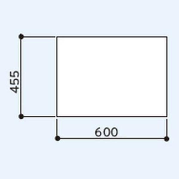 ニット　セパレートタイプキッチン　SKシリーズ　間口600x奥行460mm　(2色)　ガス台