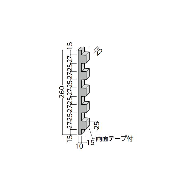 TOHO　アサヒウォール25リンクル　面戸A　40本入り　全3色