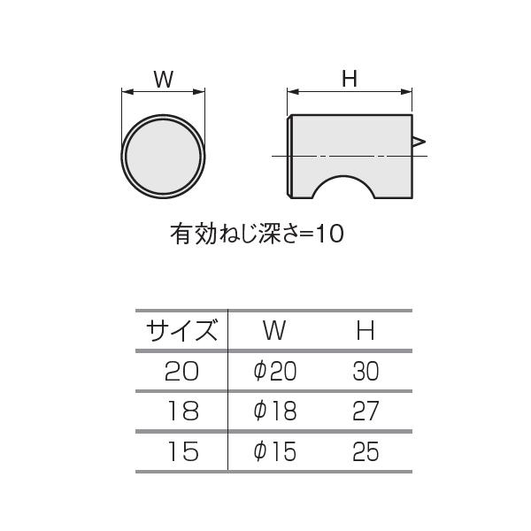 アトムリビンテック ステンレスCツマミ 25個入 20mm atomliv アトムリビンテック ステンレスCツマミ 25個入 20mm atomliv