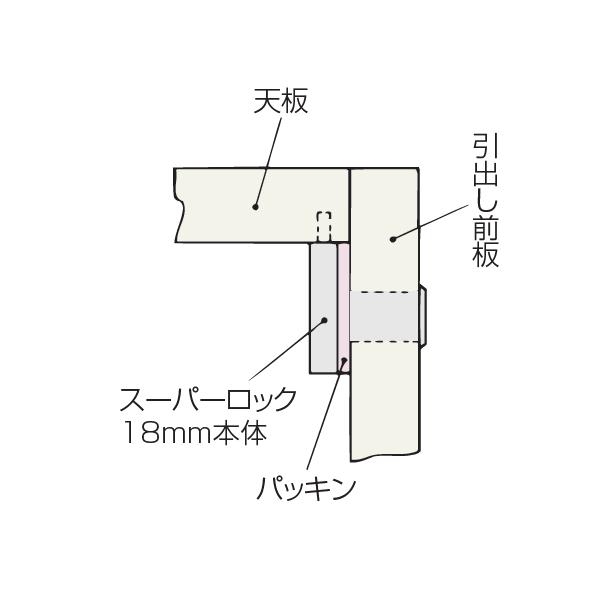 アトムリビンテック　スーパーロック用　パッキン　300個入　atomliv-289272