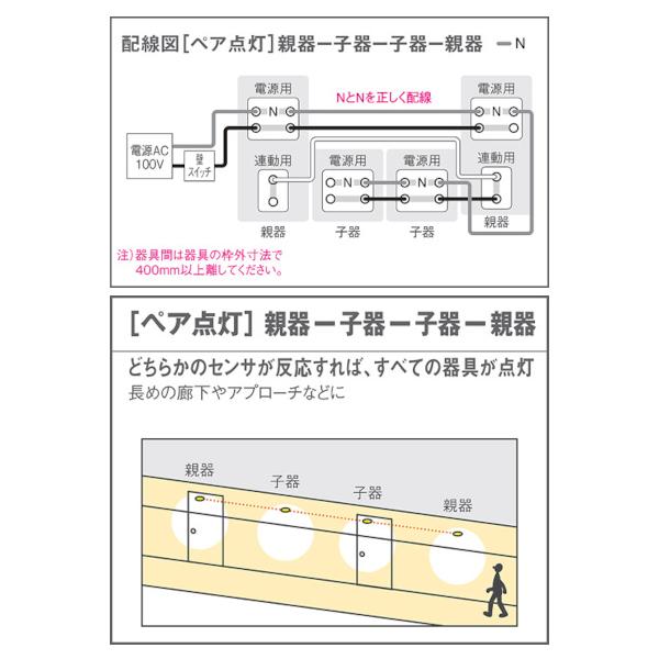 パナソニック 天井埋込型 LEDダウンライト 明るさセンサ付 ペア点灯可能型 白熱電球100形1灯器具相当 電球全3色｜unimoku｜05