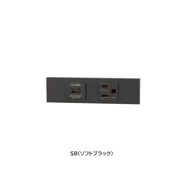 JIMBO NK KAG家具・機器用 USBコンセント+接地コンセントセット 全3色｜unimoku｜02