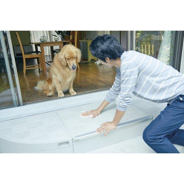 【法人限定】城東テクノ JOTO ハウスステップ CUB-A8060S-H1 収納庫2個付き 小ステップ付き HOUSESTEPの画像