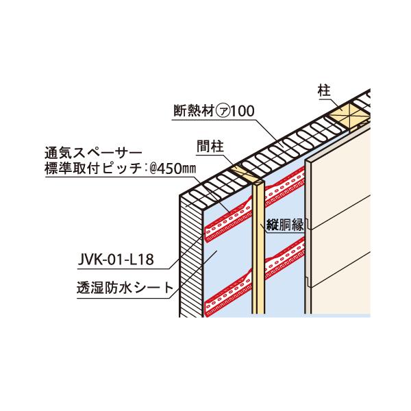 法人限定】城東テクノ 通気スペーサー 長尺のまま取り付ける 法人限定】城東テクノ 通気スペーサー 長尺のまま取り付ける