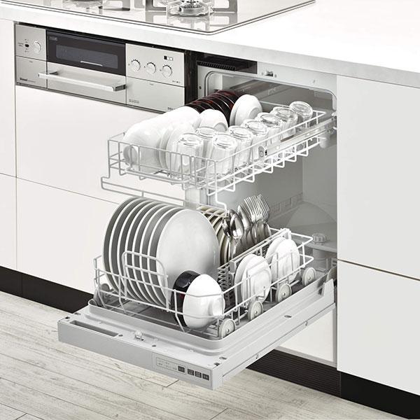 リンナイ　食器洗い乾燥機　フロントオープン　ブラック　RSW-F402C-B　幅45cm(奥行65cm対応)