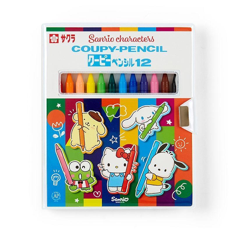サクラクレパス サンリオ クーピーペンシル12色 さんりお クーピー