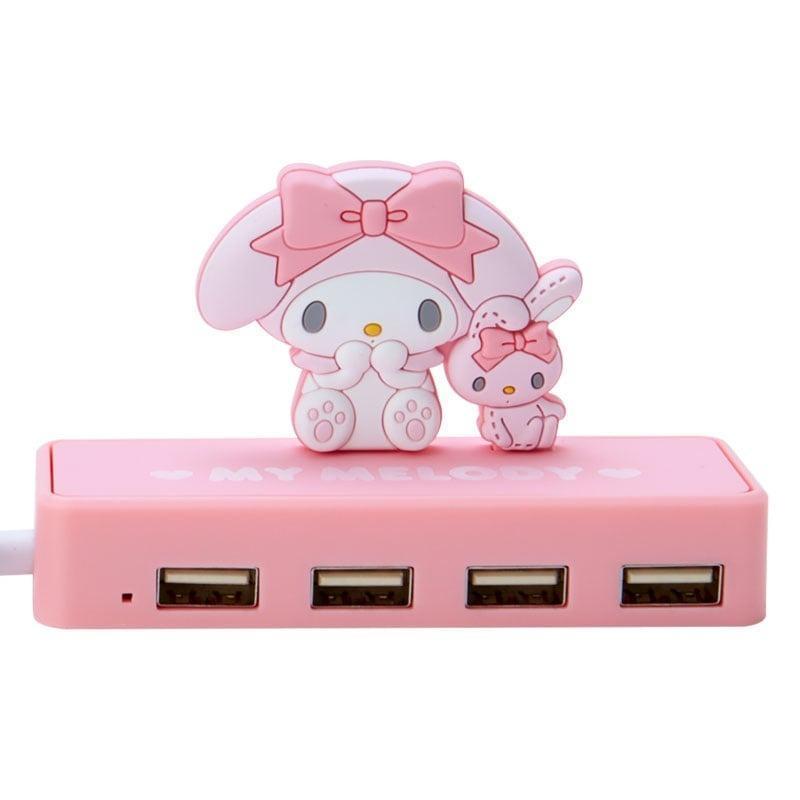 sanrio（サンリオ） USBハブ スリム 4ポート さんりお USBハブ PC