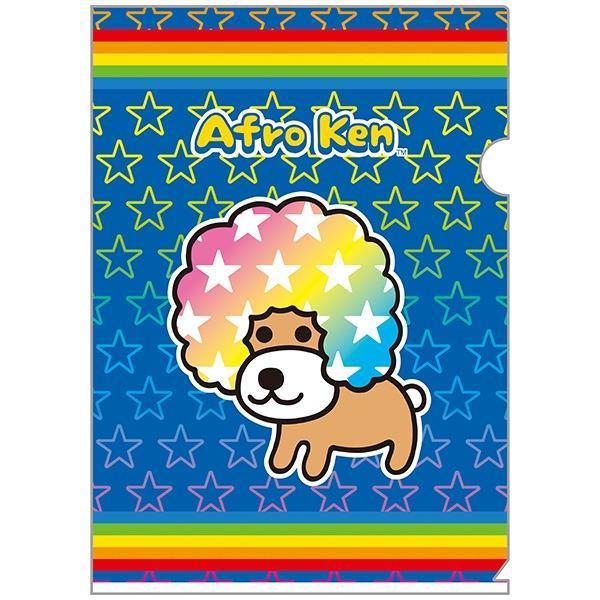 San-X（サンエックス） アフロ犬 A4 クリアホルダーセット あのころの