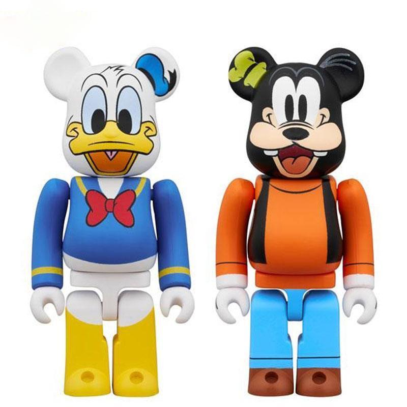BE@RBRICK ディズニー ベアブリック ドナルドダック＆グーフィー 2PCS