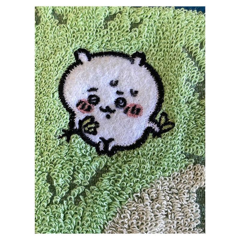 ちいかわ タオルハンカチ 草むしり グリーン chiikawa ハンカチ タオル