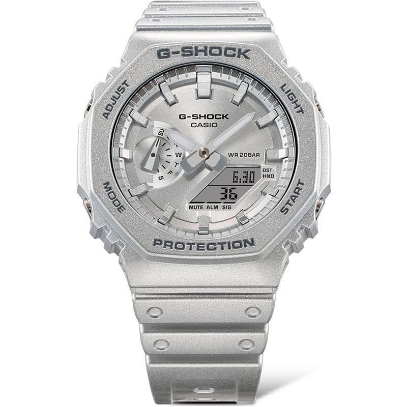 新品 G-SHOCK CASIO GA-2100FF-8AER 最終価格 G-SHOCK CASIO 2100シリーズ GA-2100FF-8AER シルバー Gショック