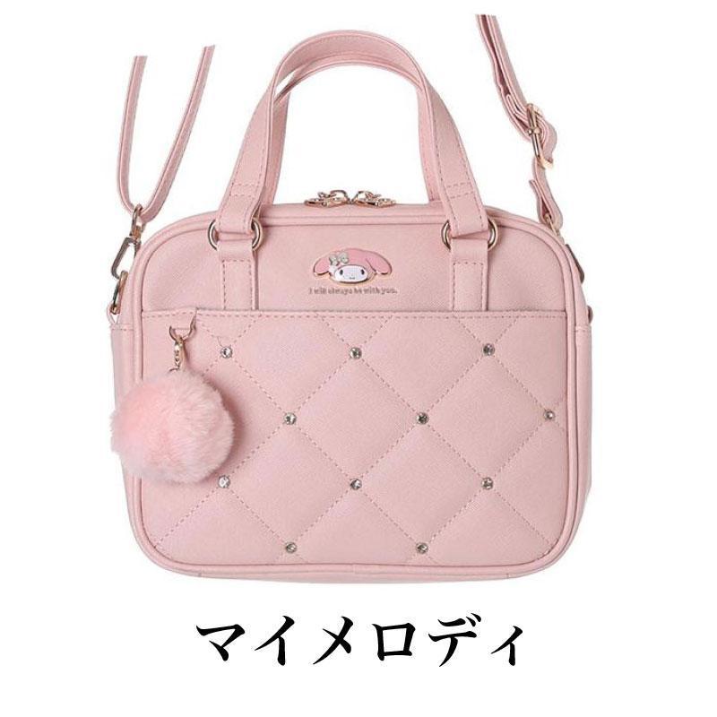 サンリオ キャラクターズ 合皮ビジューエポプレート付き 2WAY