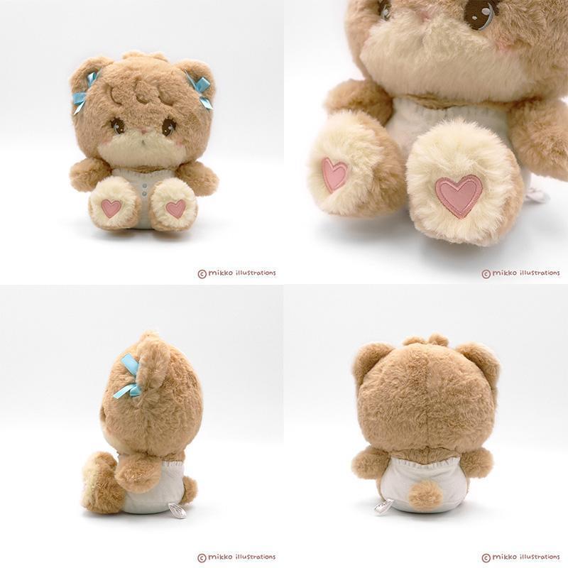 mikko illustrations ぬいぐるみ ムース キャミー ラテ スフレ