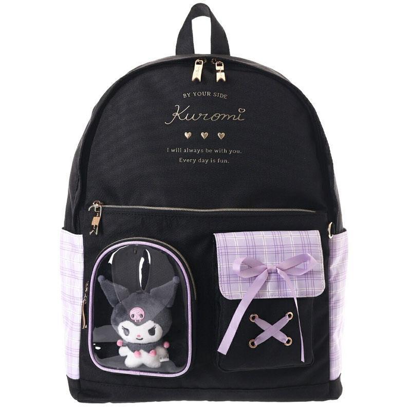 sanrio（サンリオ） クロミ 2ポケット ぬい付デイパック さんりお D