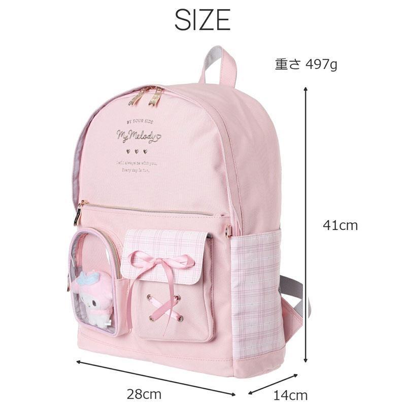 sanrio（サンリオ） クロミ 2ポケット ぬい付デイパック さんりお D