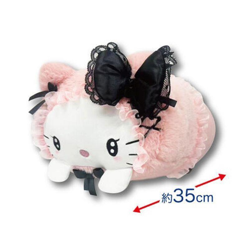 サンリオ ハローキティ ピンク 寝そべりクッション ふわふわケープ