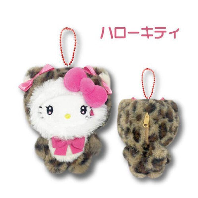 サンリオ キャラクター マスコットポーチ ヒョウ柄 63203424-3427 さん