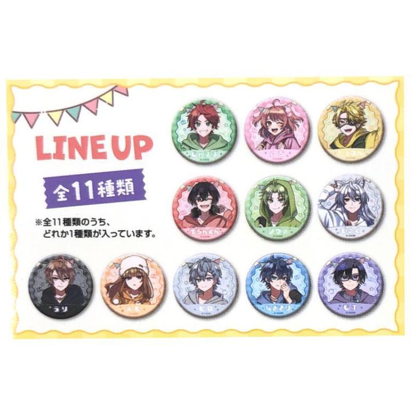 カラフルピーチ ラメキラカンバッジコレクション からぴちピクニック