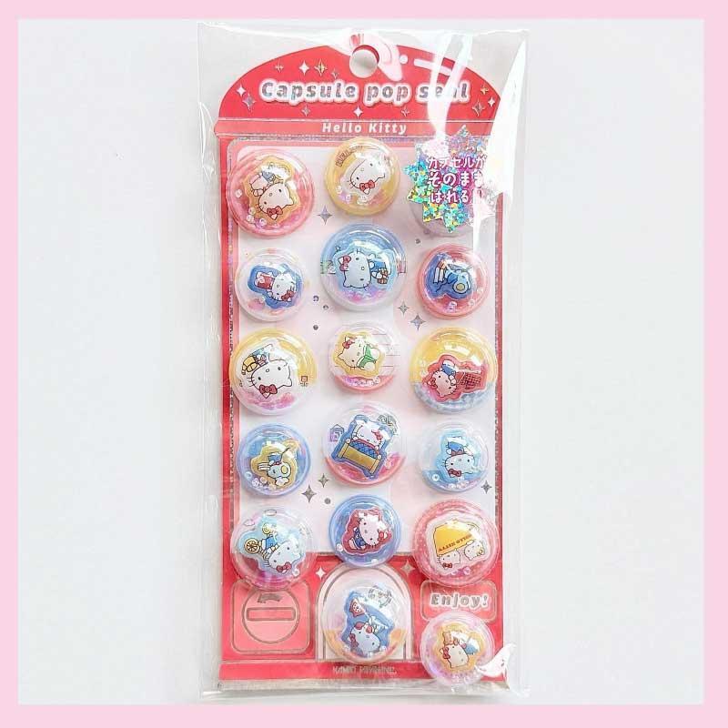 sanrio（サンリオ） ハローキティ カプセルポップシール レトロ 約H205