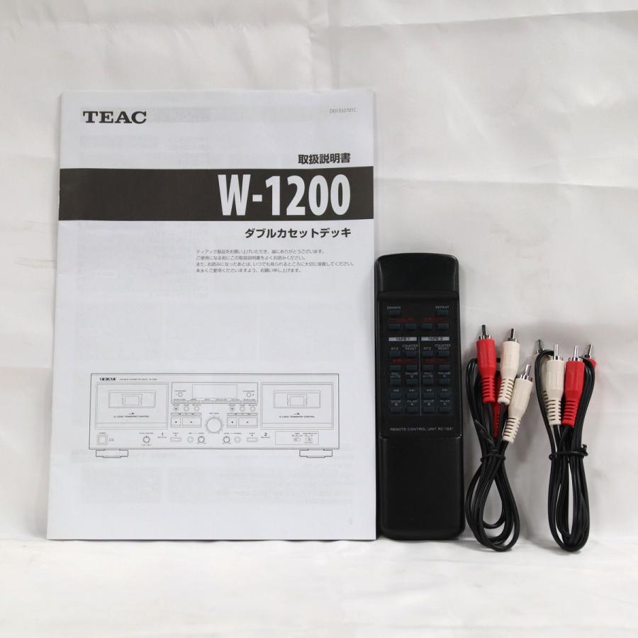 店頭併売・中古】TEAC カセットデッキ W1200 ※中古保証6ヵ月