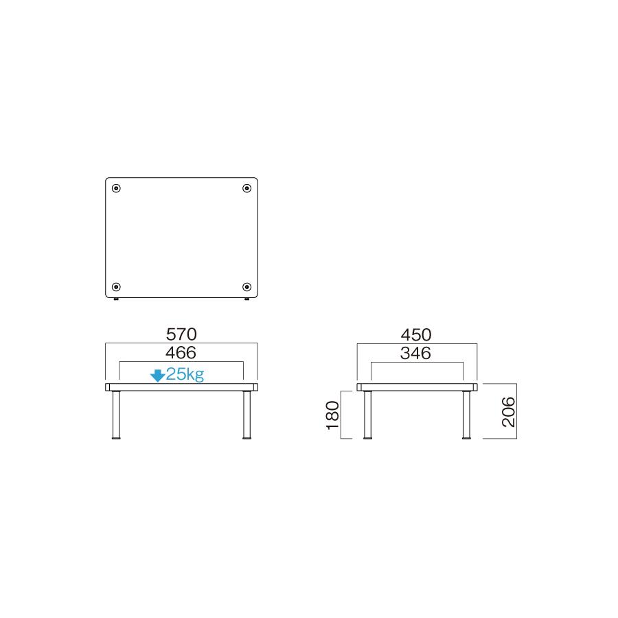 HAMILeX ハミレックス VTP-01S Ventoシリーズ 連結ユニット（高さ内寸180mm/1段）［メーカー正規品］｜union901｜02