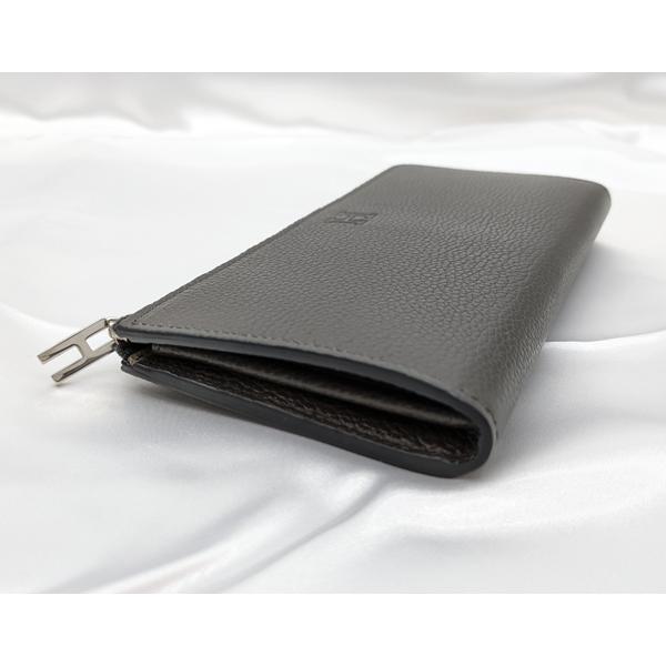 HIROFU】P25-65406 ピウメノレザーロングウォレット☆A品☆質屋