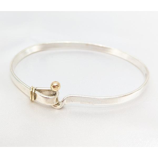 【TIFFANY】フック＆アイバングル 750/925☆ＡＢ品☆質屋 ユニオン本通店 ティファニー ブレスレット TIFFANY】フック＆アイバングル 750/925☆AB品☆質屋 ユニオン本通店