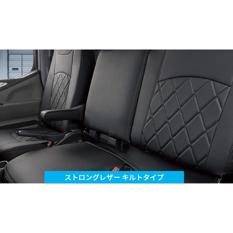 クラッツィオ×ストロングレザーキルト]いすゞ エルフ_1列分(R5/3〜)用 