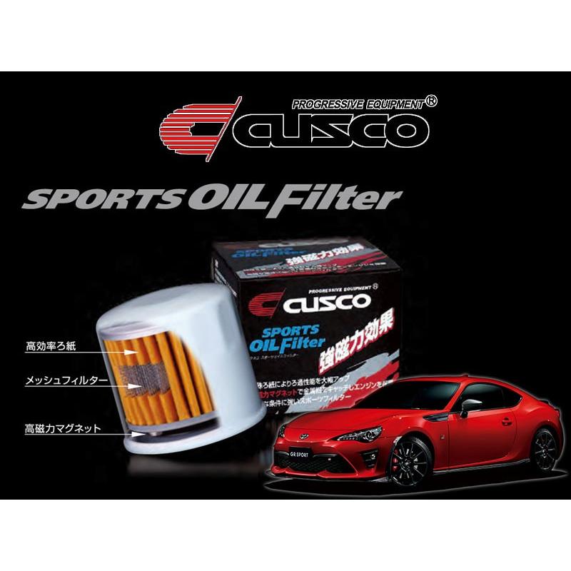 CUSCO]ZN6 86用スポーツオイルフィルター(エレメント)【00B