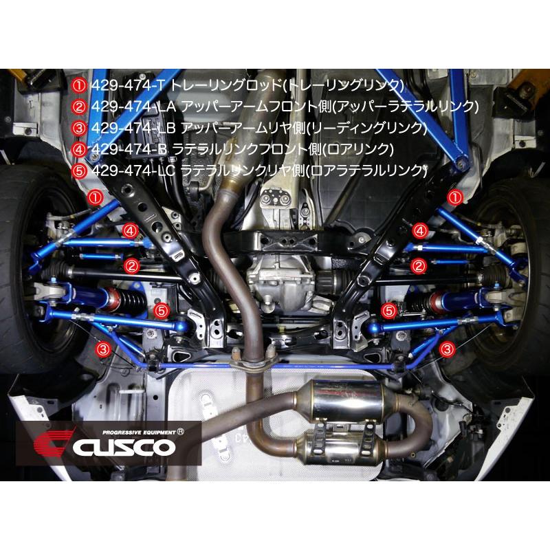 CUSCO]ND5RC ロードスター(リヤ側)用調整式リヤアッパーアーム【429