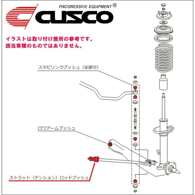 CUSCO]AW11 MR2 4A-GE, 4A-GZE 1.6L MR(リア)用ストラット/テンション