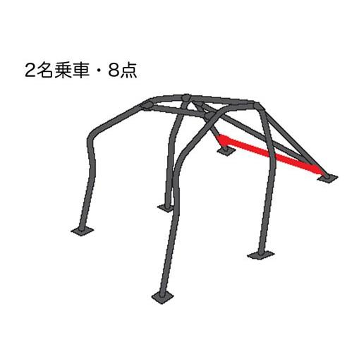 CUSCO]ZC33S スイフトスポーツ用SAFETY21 ロールケージ(8点式_2名乗車_