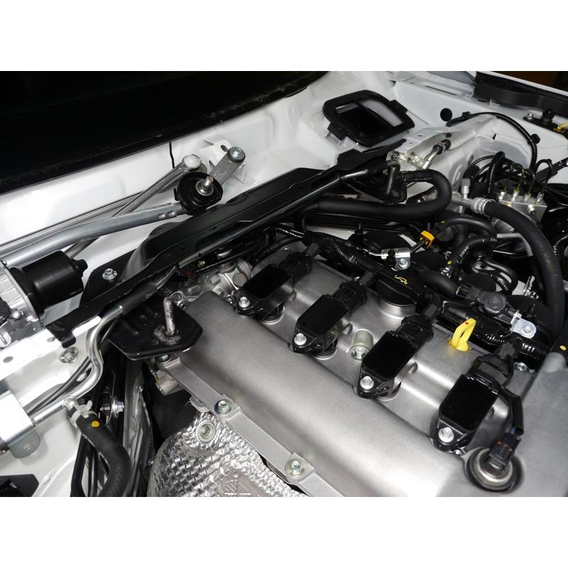 美品 NDロードスター用 マツダスピード タワーバー フロント用 マツダ（Mazda） マツダ（MAZDA）ストラットバー<ソフトトップのi-stop