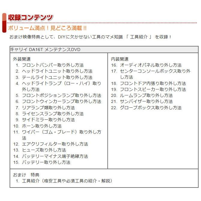 スズキ DA16Tキャリー サービスマニュアル DVD-ROM スズキ DA16Tキャリー サービスマニュアル DVD-ROM スズキ DA16T