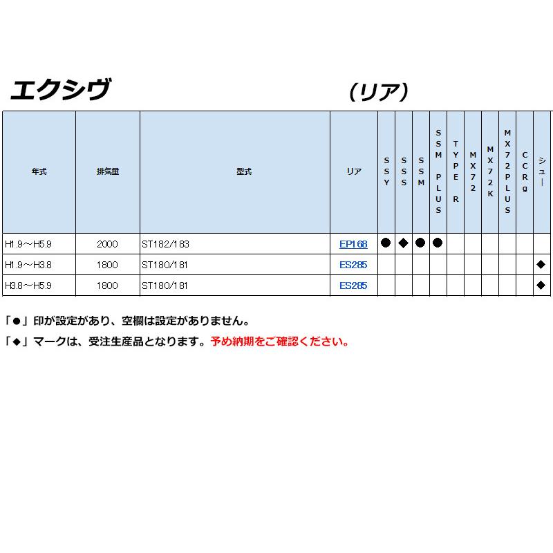 [ENDLESS×MX72_PLUS]T180系 コロナエクシヴ用エンドレスブレーキパッド［MX72からさらに進化］の画像