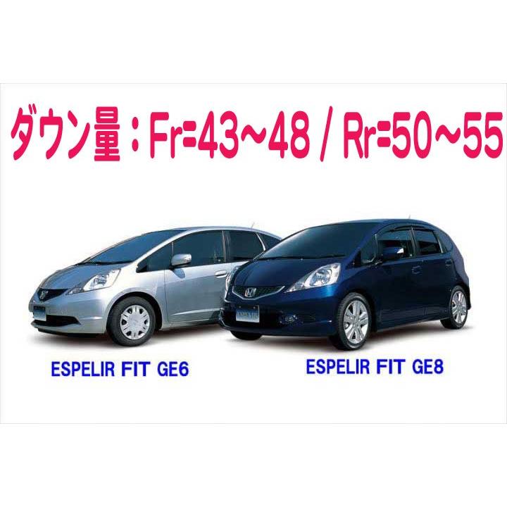 ESPELIRGE6 フィット2WD.3L用スーパーダウンサス : es esh c