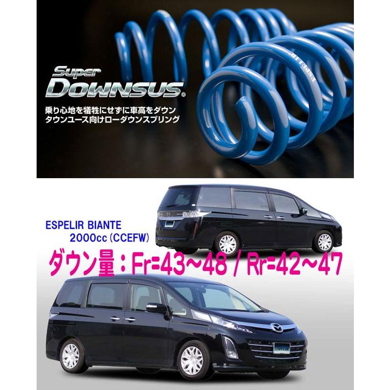 ESPELIR]CCEFW ビアンテ(2WD/2.0L/20S)用スーパーダウンサス 