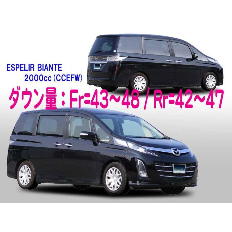 ESPELIR]CCEFW ビアンテ(2WD/2.0L/20S)用スーパーダウンサス 