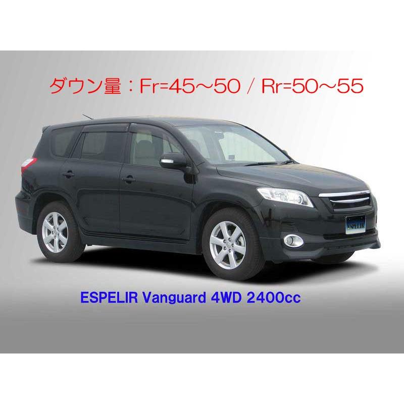 [ESPELIR]ACA33W ヴァンガード(5人乗/前期)用スーパーダウンサス+バンプラバーの画像