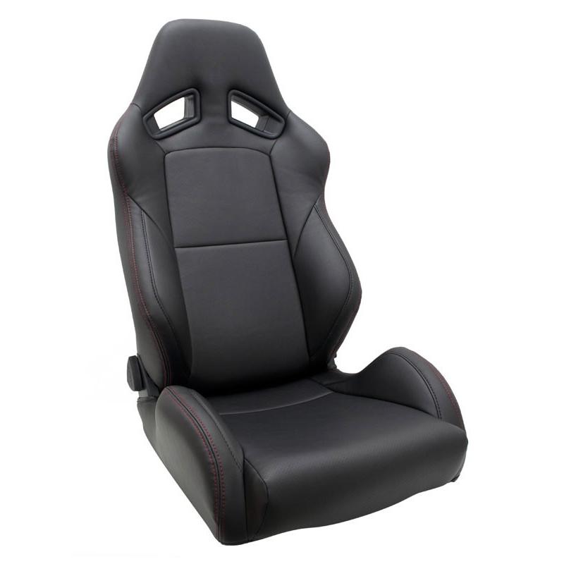 JADE]RECARO SR-7 GK100用シートカバー(ブラック×レッドステッチ 