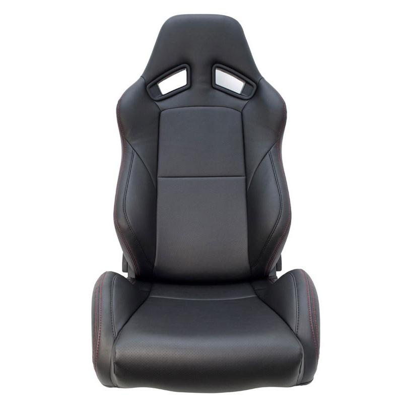 JADE]RECARO SR-7 SK100用シートカバー(ブラック×レッドステッチ