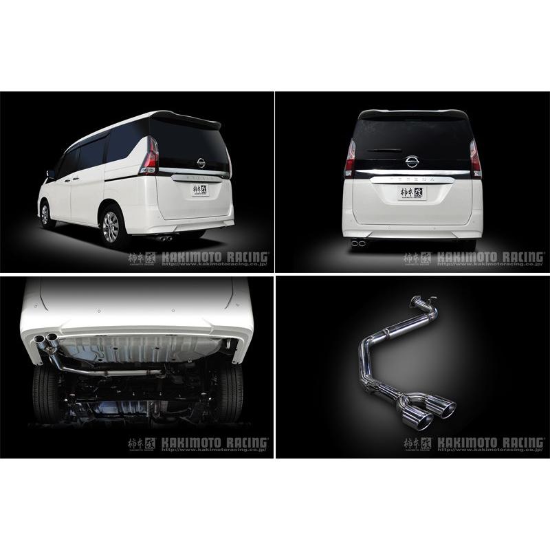 c27セレナreverseステンレス デュアルマフラー リバース GFC27セレナ ハイウェイスター 専用 車検対応
