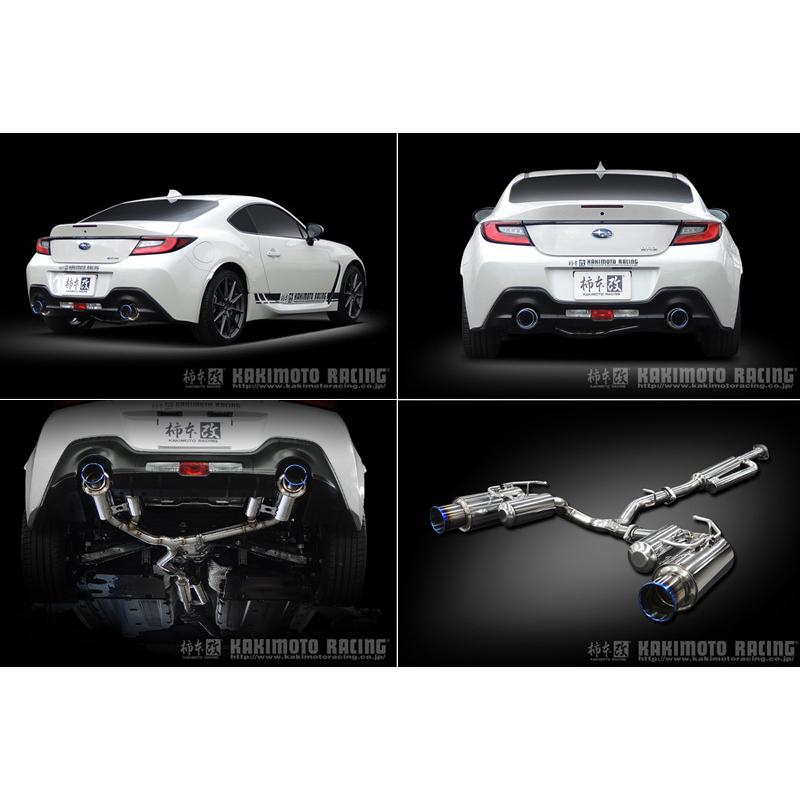 柿本_改]3BA-ZD8 BRZ_2WD(FA24 / 2.4 NA_R03/8〜)用マフラー[Regu.06&R