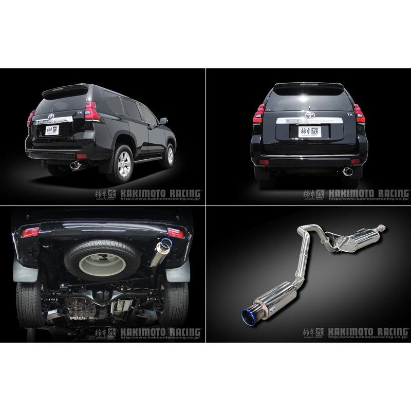 柿本_改]CBA,3BA-TRJ150W ランドクルーザープラド_4WD用マフラー[GTbox
