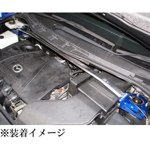 剛性]CREW プレマシー(フロント)用OSタワーバー[カワイ製作所製 