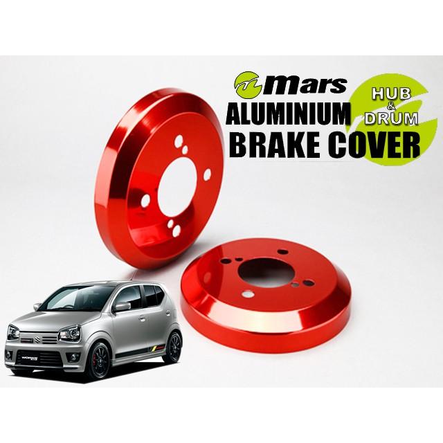 ブレーキドラムカバーレッドSUZUKI アルトワークス