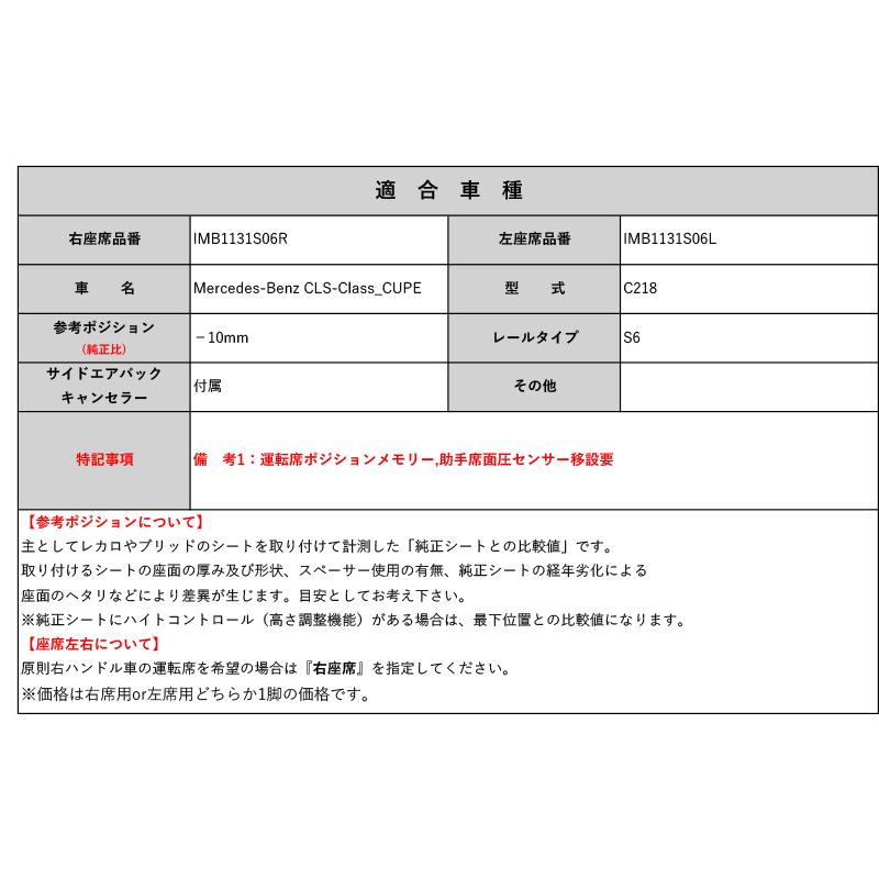BRIDE_フルバケ]C218 メルセデス ベンツ CLSクラス クーペ用シート
